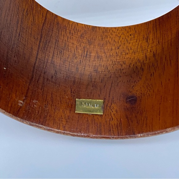 Painted Wood Bangle Bracelet - Picture 12 of 13